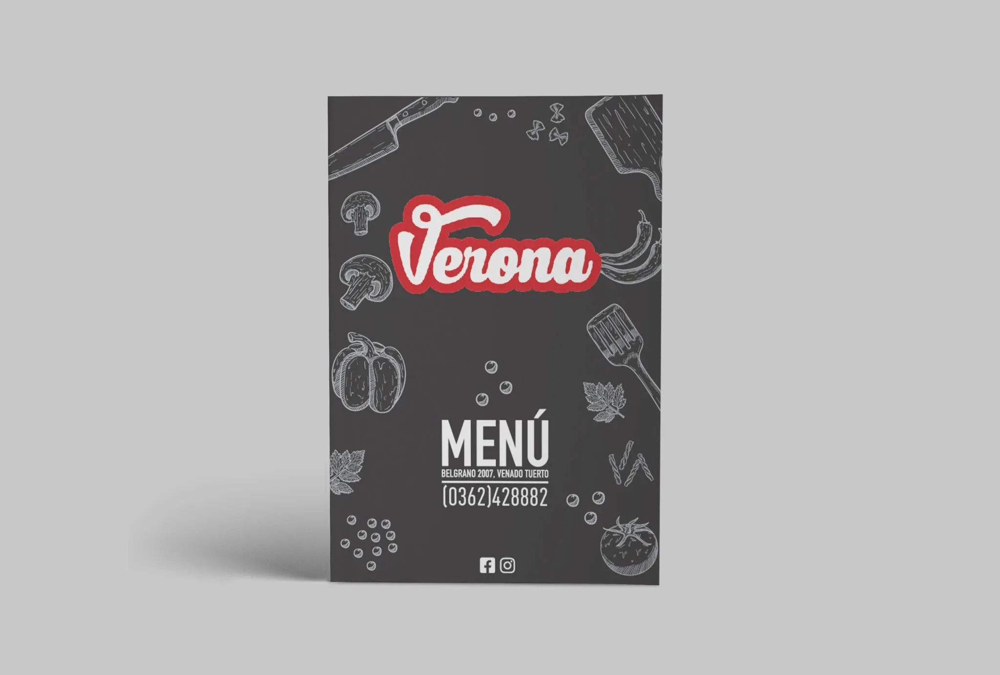 Menú restaurant + centro de mesa / Verona — imagen 1