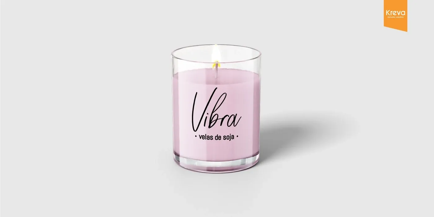 Diseño de logo / Vibra Velas