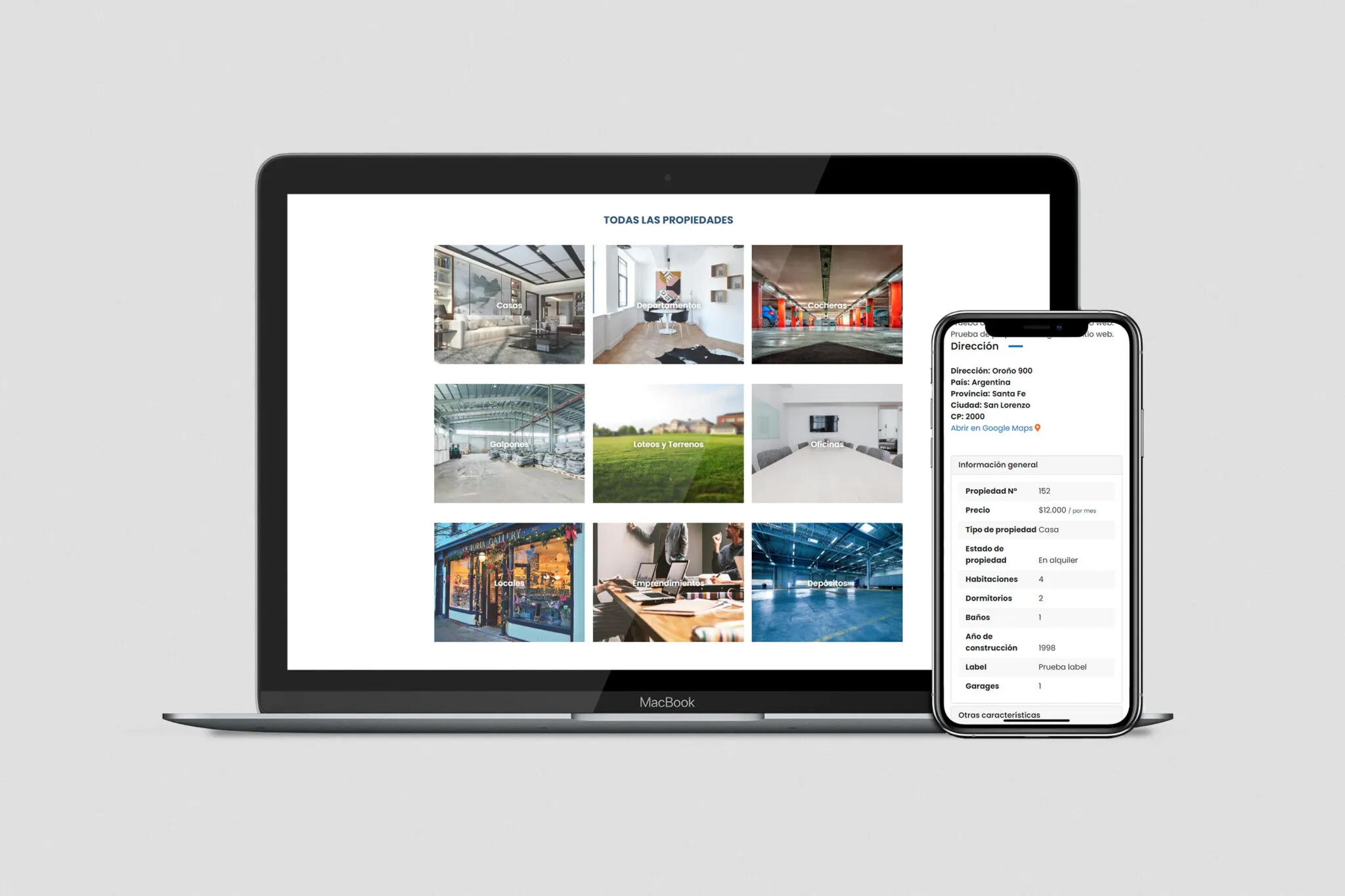 Sitio web inmobiliario / Ingar — imagen 1