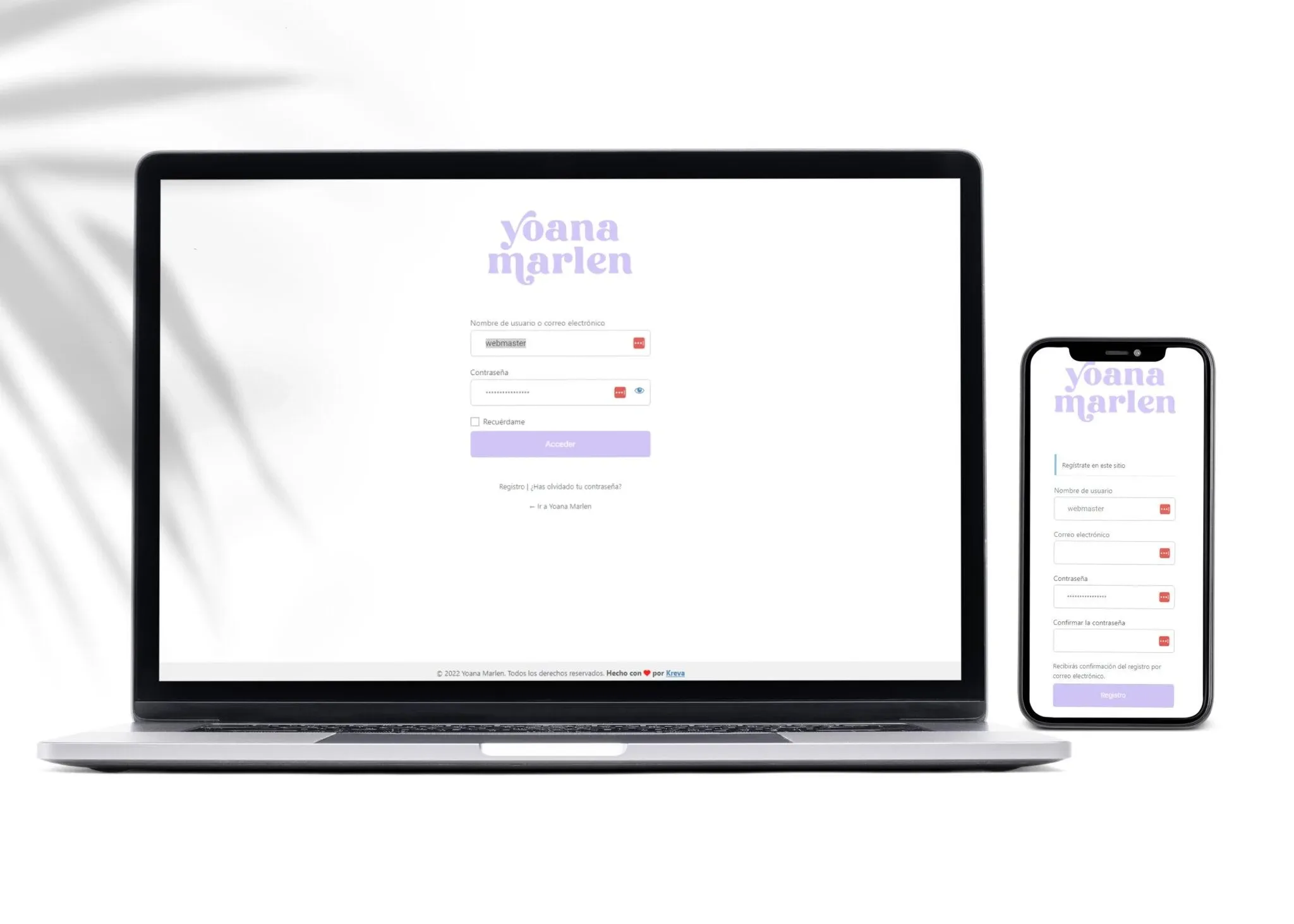 Sitio web con cursos online y descargables / Yoana Marlen — imagen 1