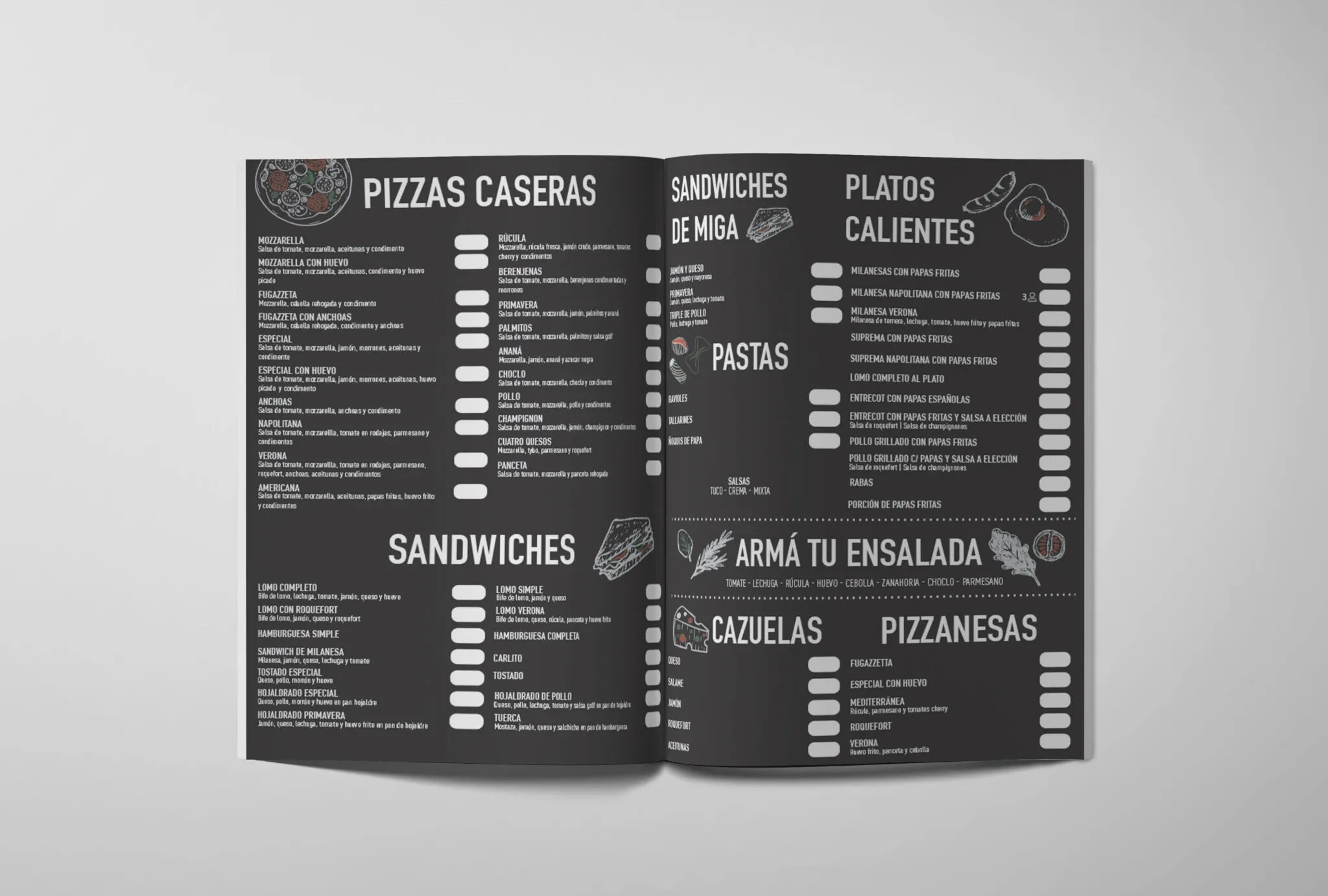 Menú restaurant + centro de mesa / Verona — imagen 2