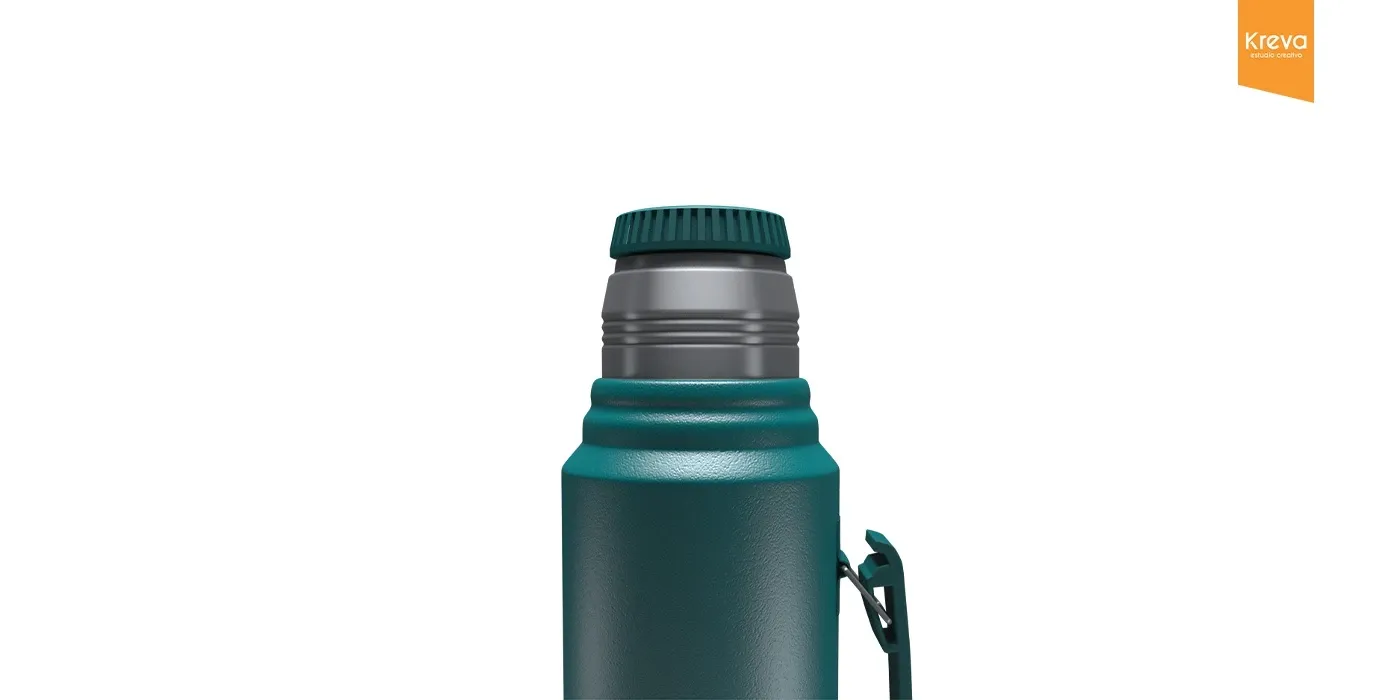 Termo acero inoxidable / Modelado 3D — imagen 3