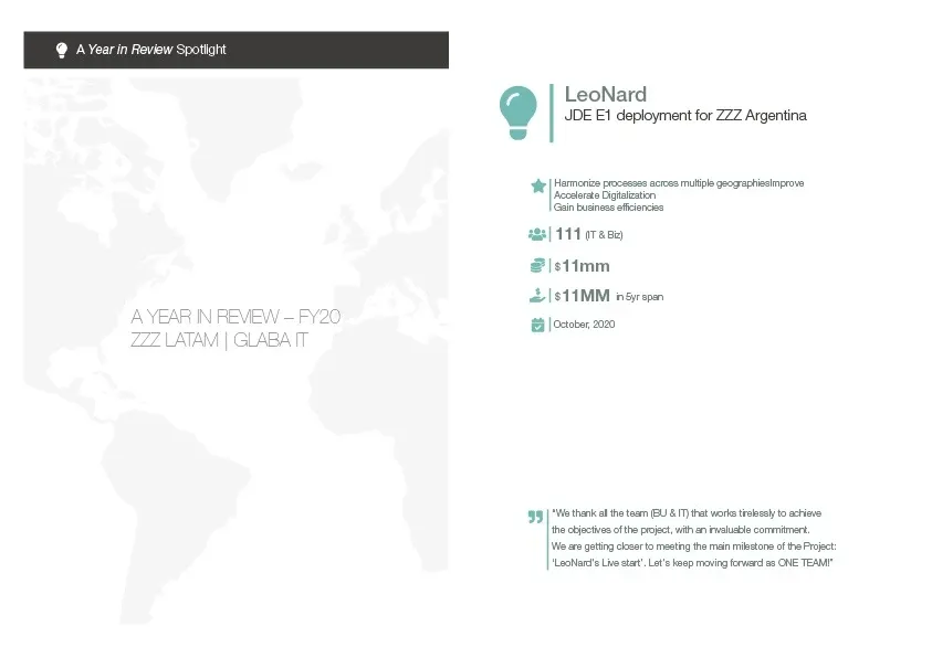 Diseño de presentación infográfica / Cargill Internacional — imagen 7