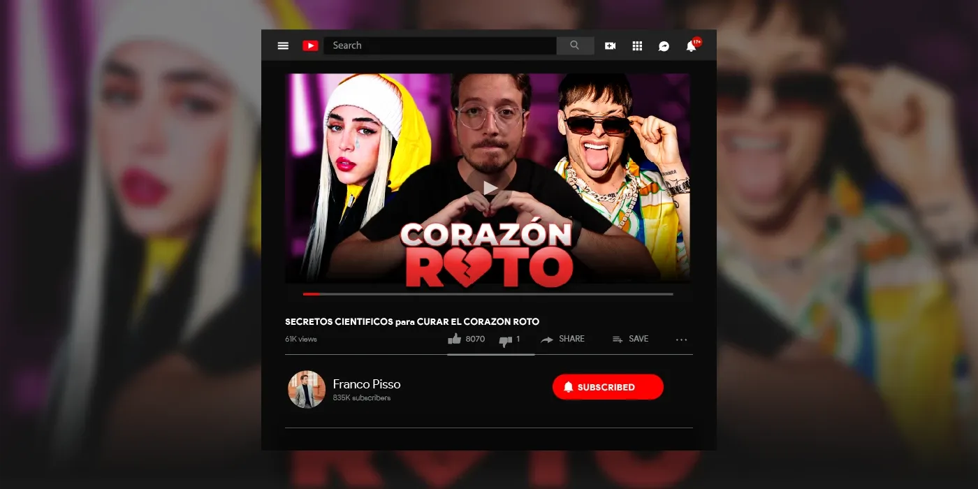 Miniatura YouTube / Franco Pisso