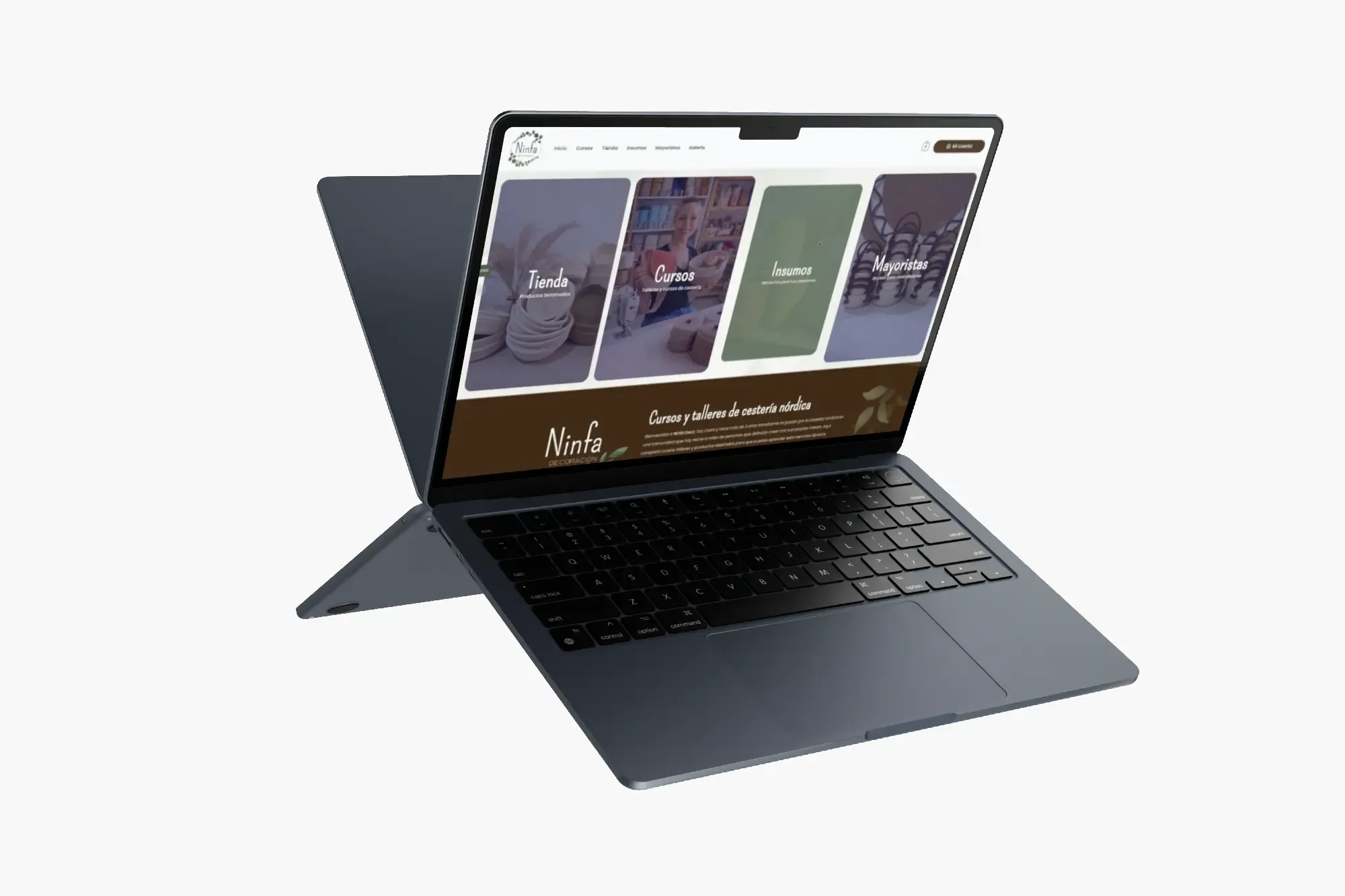 Rediseño landing / Ninfa Deco