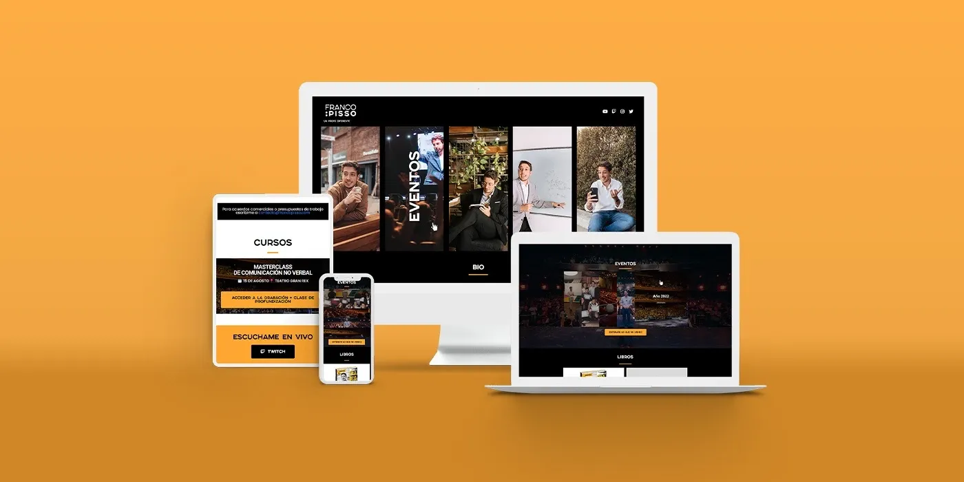 Sitio web / Franco Pisso